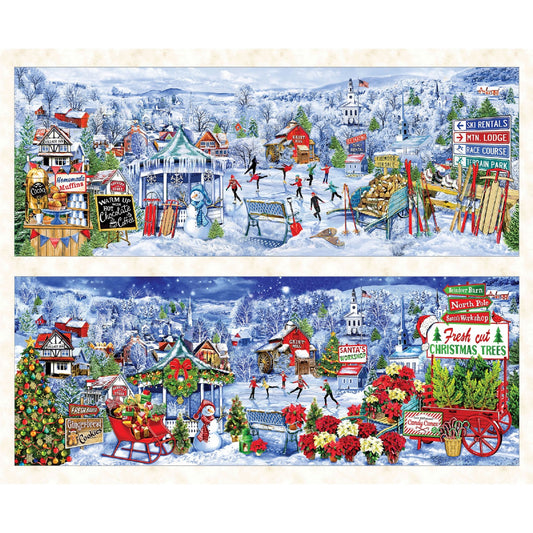 All Seasons Panel-Winter-Benartex Fabrics