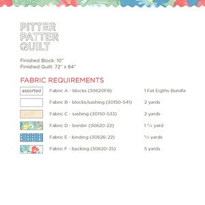 Pitter Patter Quilt Pattern by Basic Grey