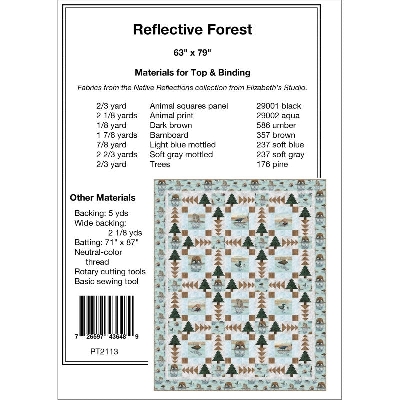 Reflective Forest Quilt Pattern by Pine Tree Country Quilts