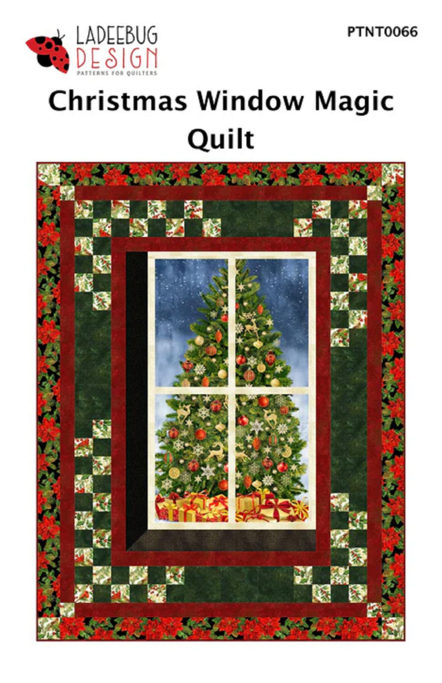 Christmas Window Magic Quilt Pattern by Ladeebug Designs