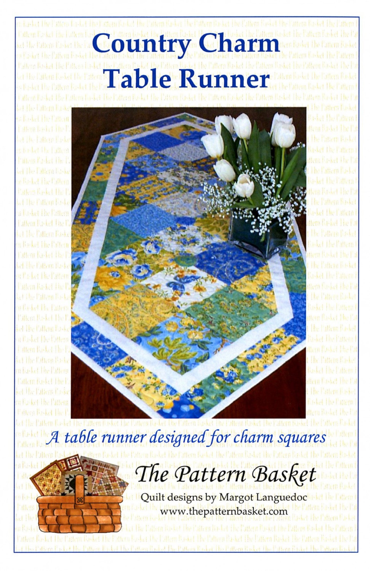 Country Charm Table Runner Pattern-The Pattern Basket