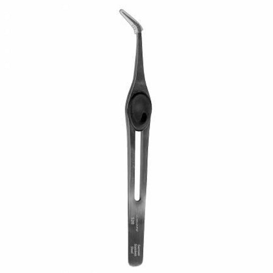 Famore 6 inch Angled  Serger Fine Tip Tweezers