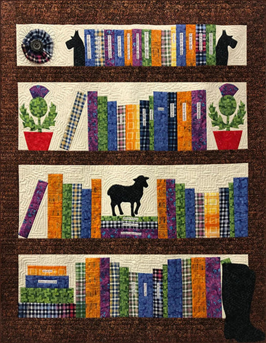 Gandiegow Library Quilt Pattern by Patience Griffin