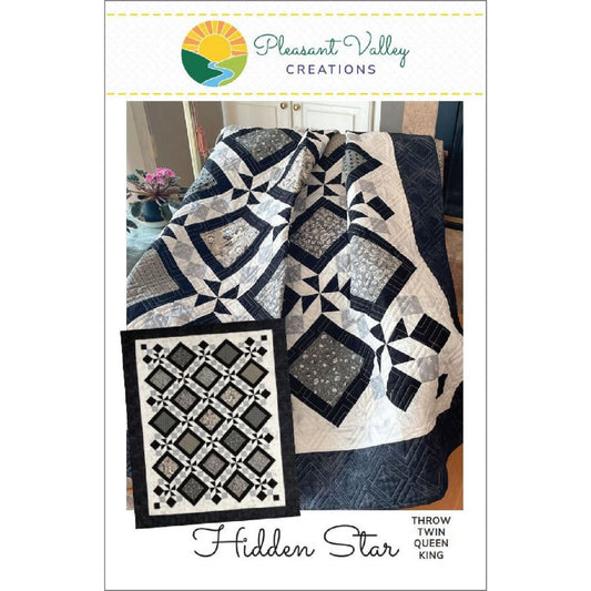 Hidden Star Quilt Pattern by Pleasant Valley Creations-4 sizes