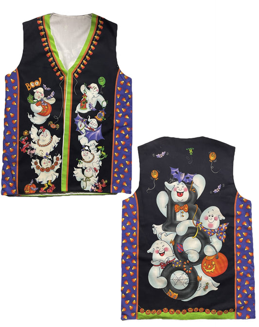 Halloween Vest-White Lining-Size Medium