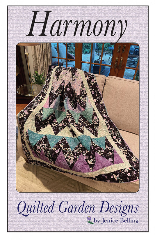 Harmony Quilt Pattern by Quilted Garden Designs