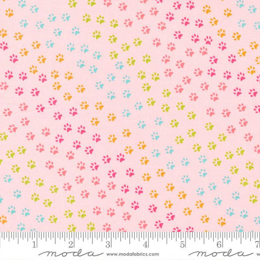 Here Kitty, Kitty-Pink-Moda Fabrics-By The Yard