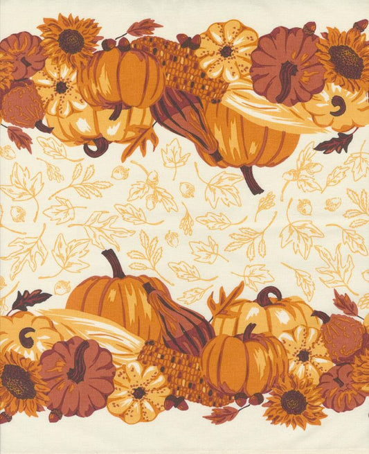 Harvest Pumpkins Toweling by Moda Fabrics-16" Wide