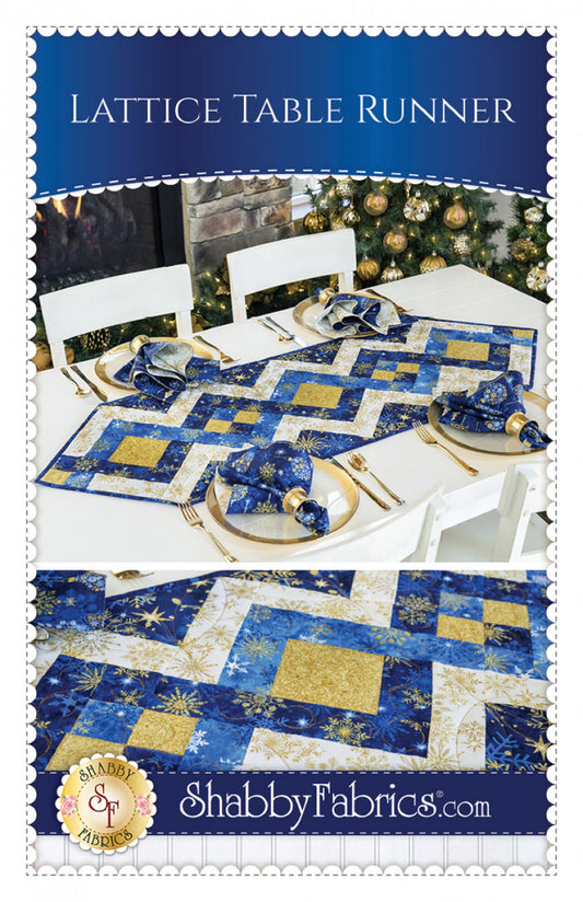 Lattice Table Runner Pattern by Shabby Fabrics