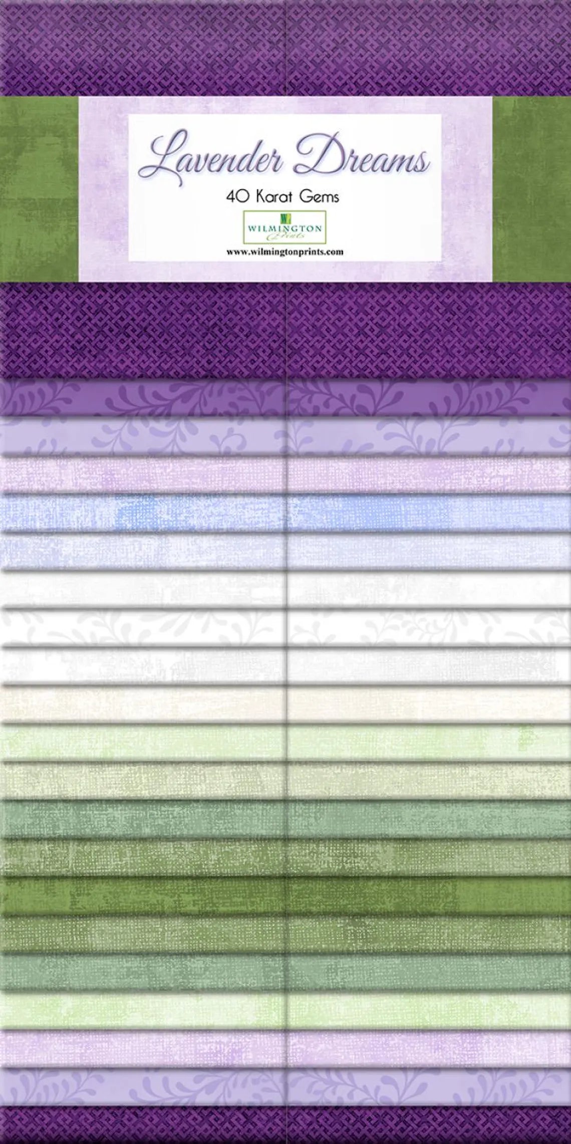 Lavender Dreams Jelly Roll-Wilmington Prints-40-2-1/2 inch Strips