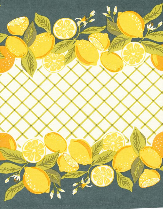 Moda Toweling-16 Inch Retro-Lemons by 36 inches