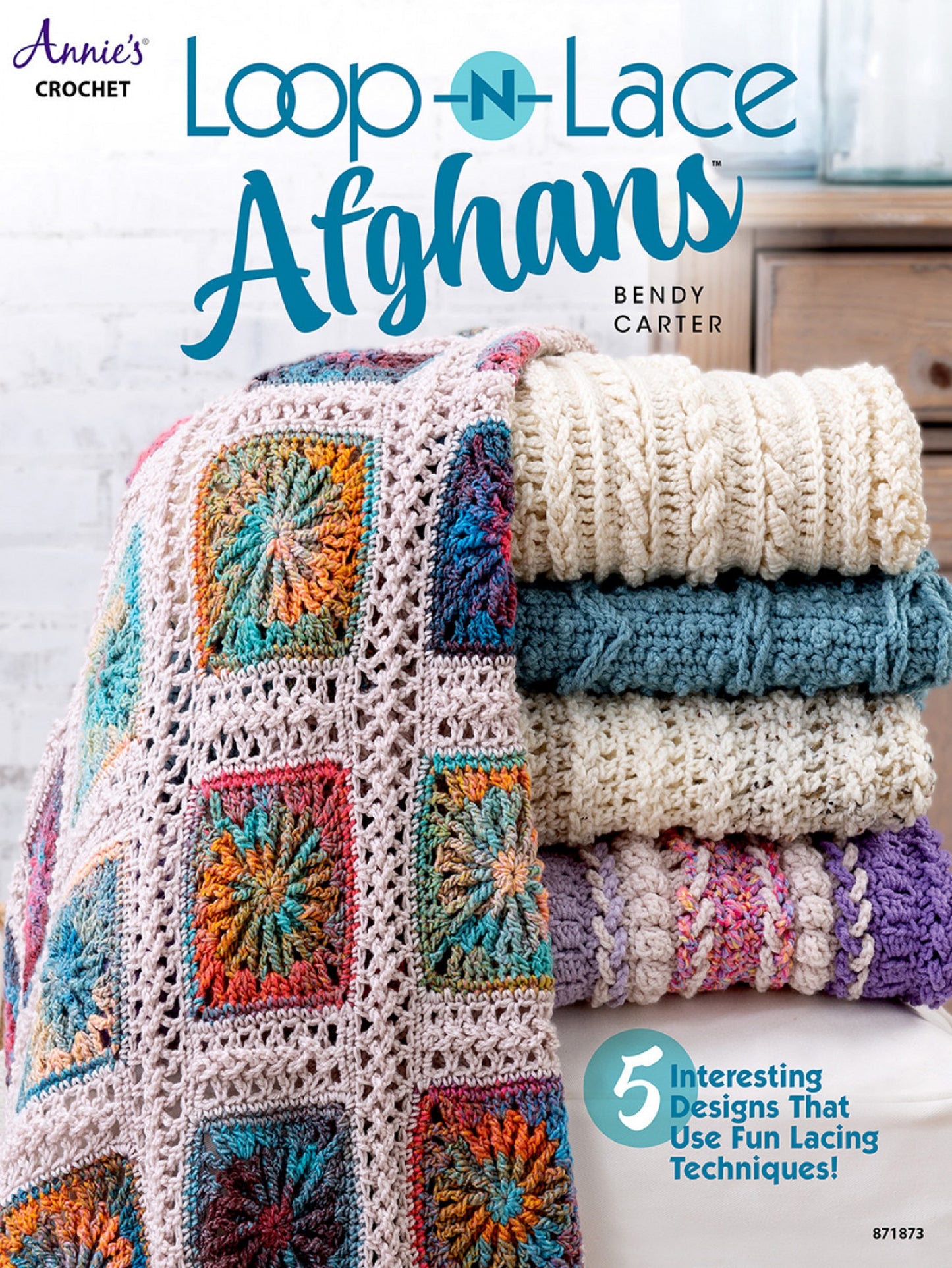 Loop & Lace Afghans-5 Crochet Projects-Fabric Cafe