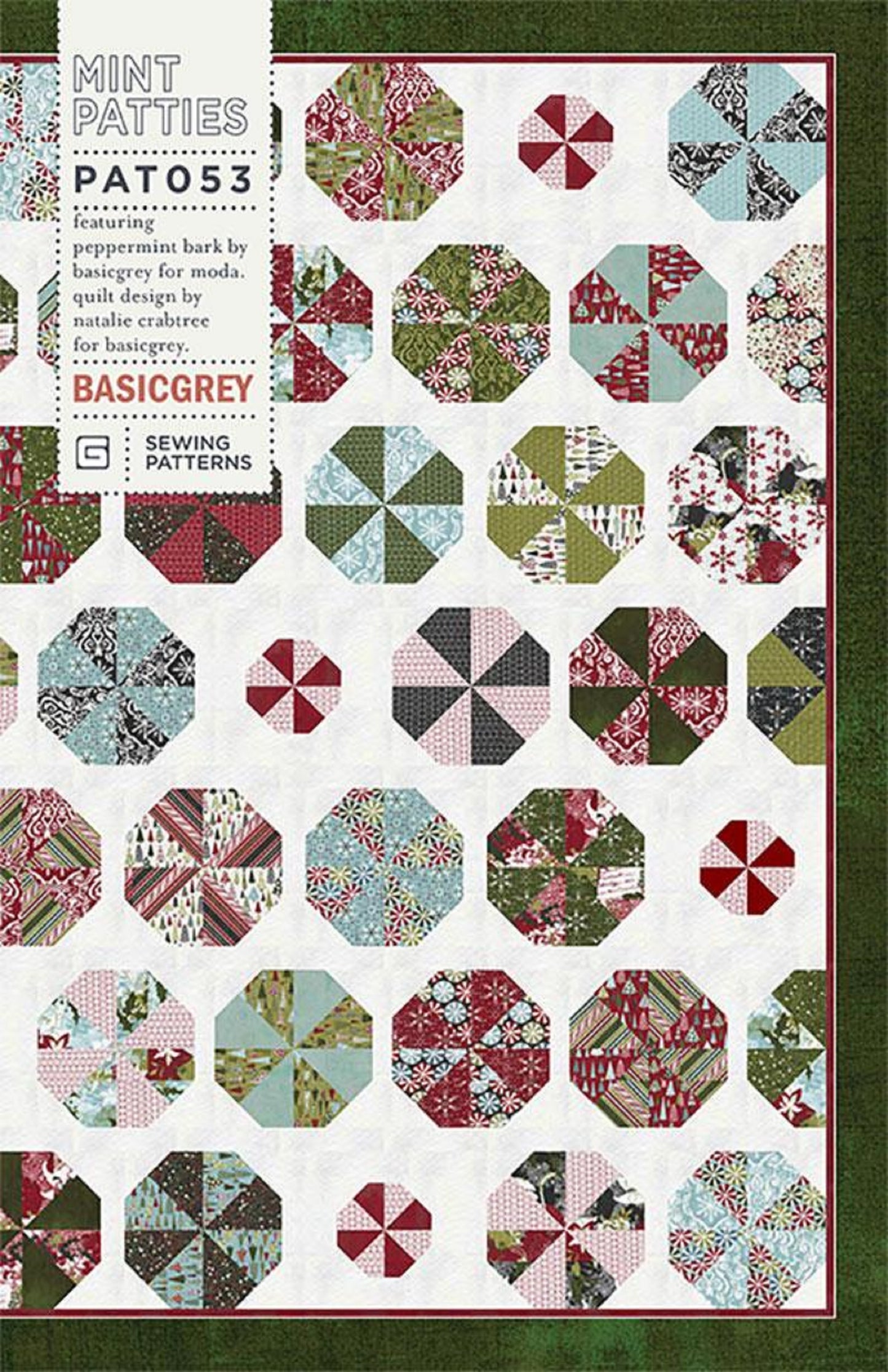 Mint Patties Quilt Pattern by Basic Grey