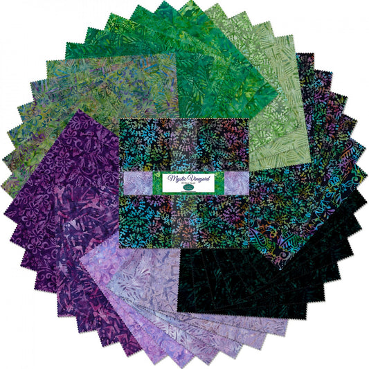 Layer Cake-Mystic Vineyard-Batik Squares-42- 10" Squares