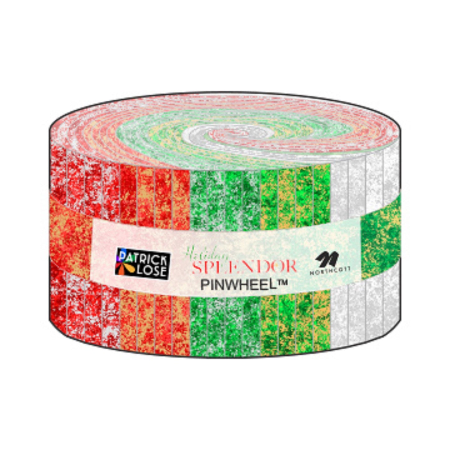 Jelly Roll-Holiday Splendor-Metallic-Patrick Lose 4 Northcott