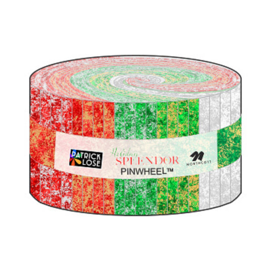 Jelly Roll-Holiday Splendor-Metallic-Patrick Lose 4 Northcott