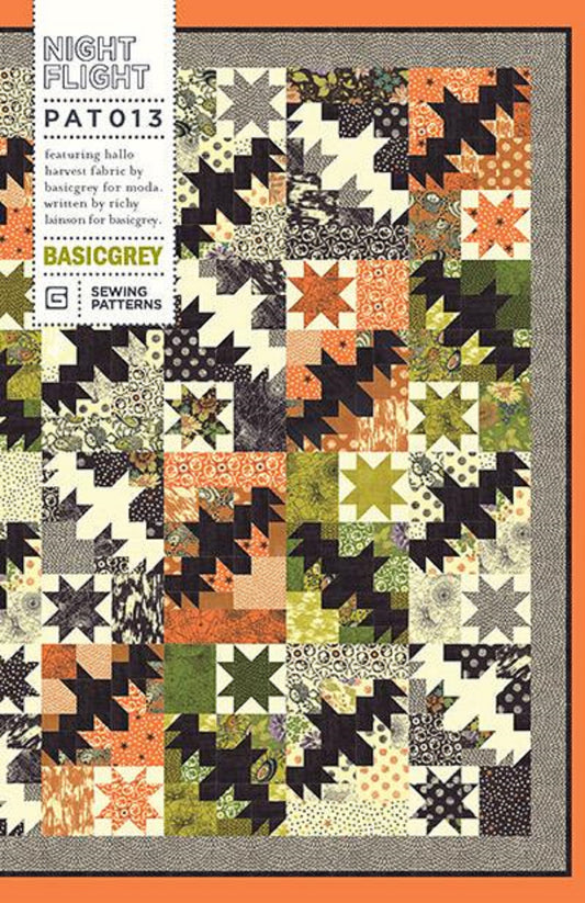 Night Flight Quilt Pattern by Basic Grey