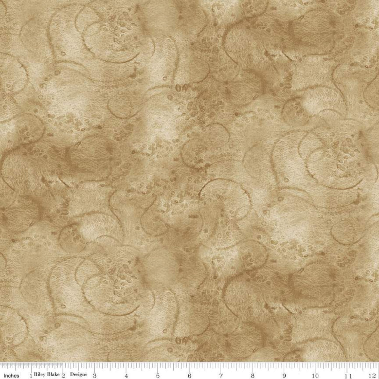 Swirl-Khaki-Riley Blake Designs - BTY