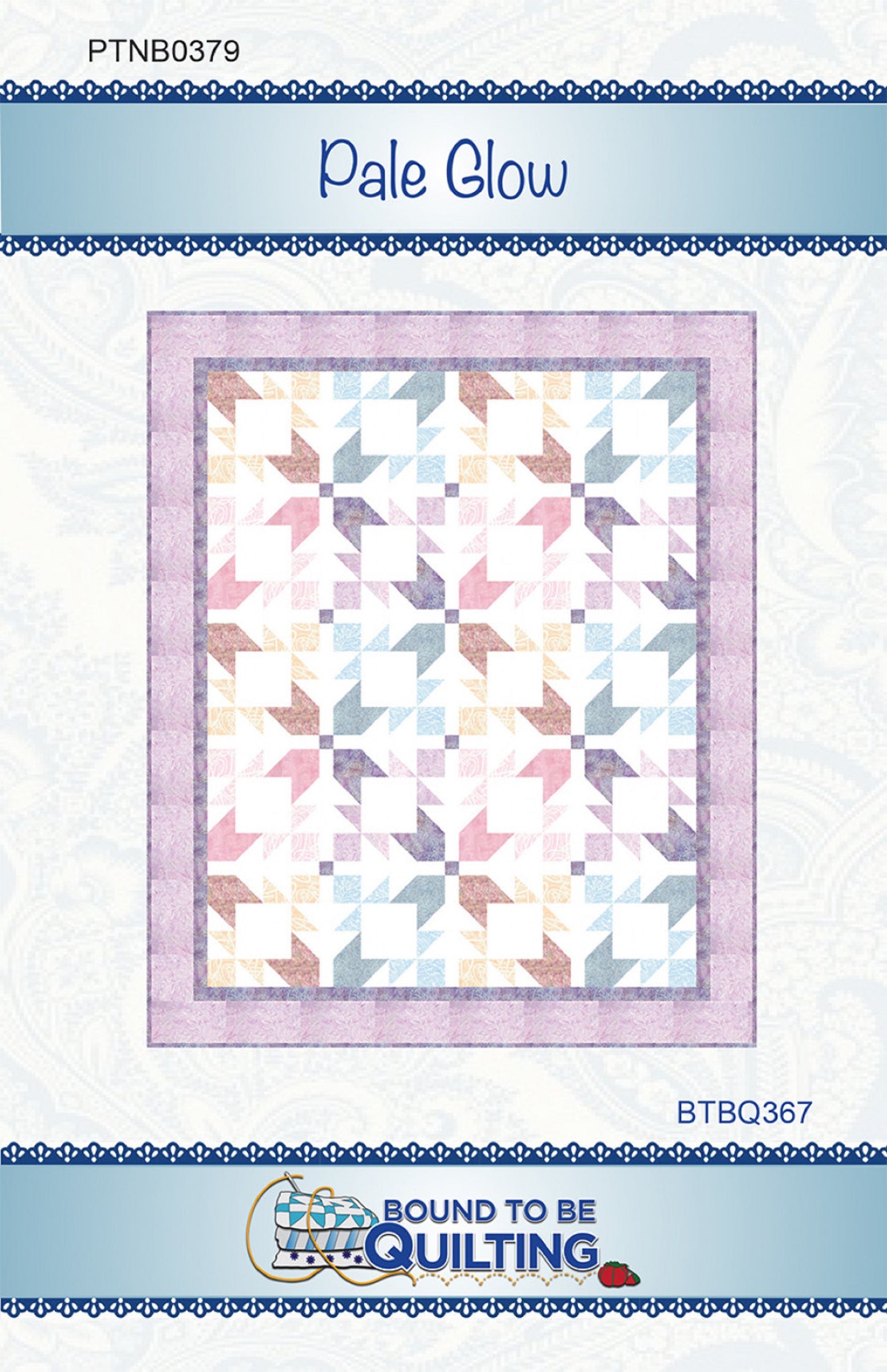 Pale Glow Quilt Pattern by Bound To Be Quilting-Confident Beginner