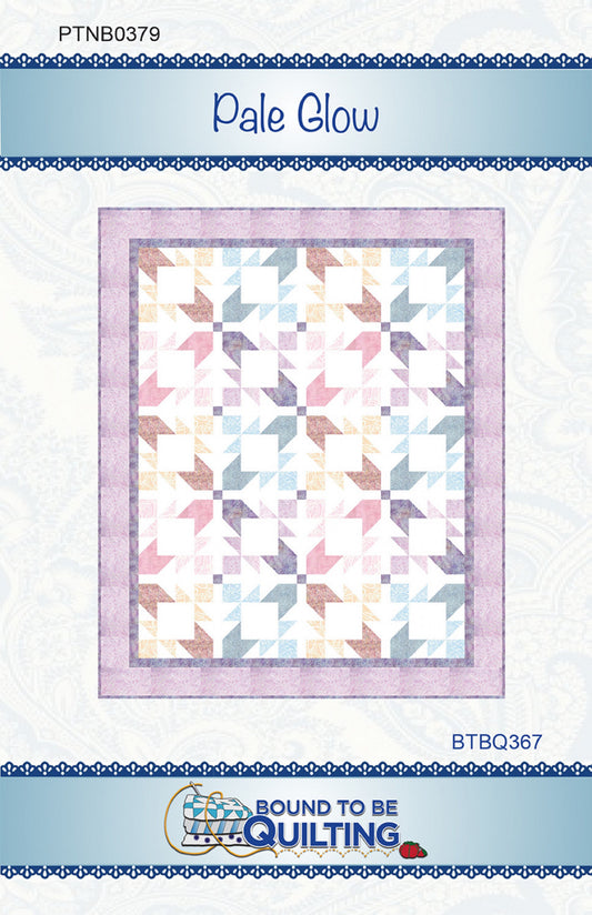 Pale Glow Quilt Pattern by Bound To Be Quilting-Confident Beginner