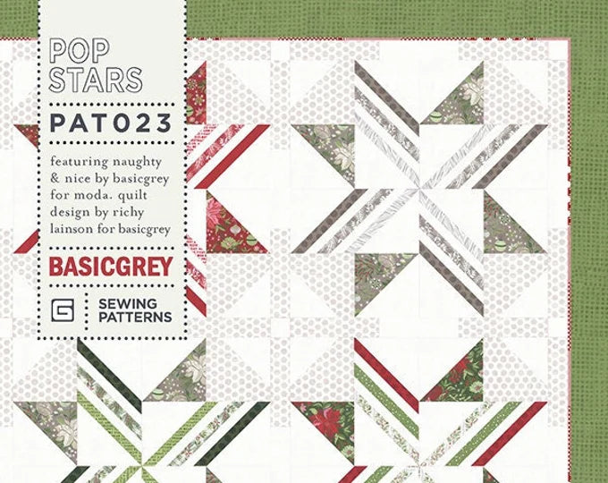 Pop Stars Quilt Pattern by Basic Grey