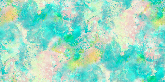 Raindrops Texture-Aqua-Oasis Fabrics-By The Yard