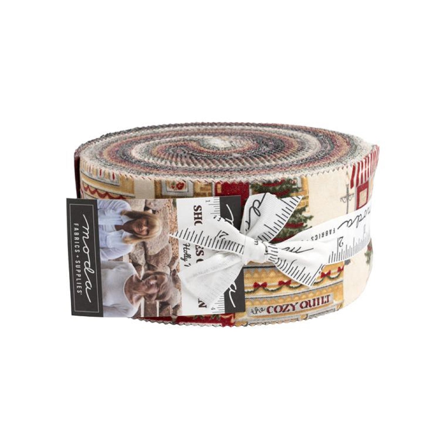 Shoppes on Main Jelly Roll by Moda Fabrics-40-2-1/2 Inch Strips