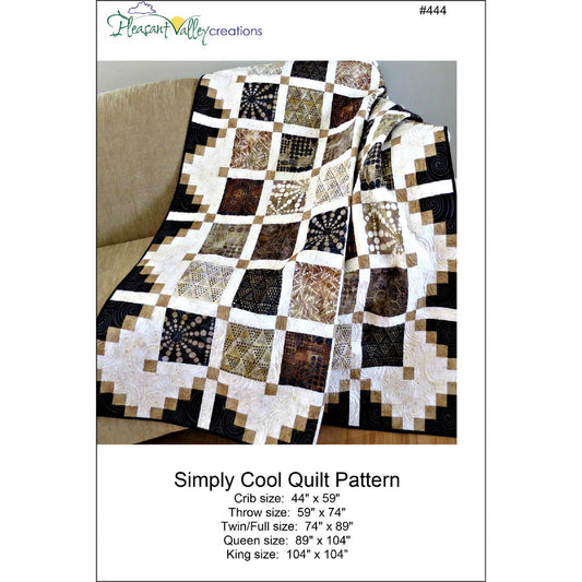 Simply Cool Quilt Pattern by Pleasant Valley Creations-Fat Quarter Friendly