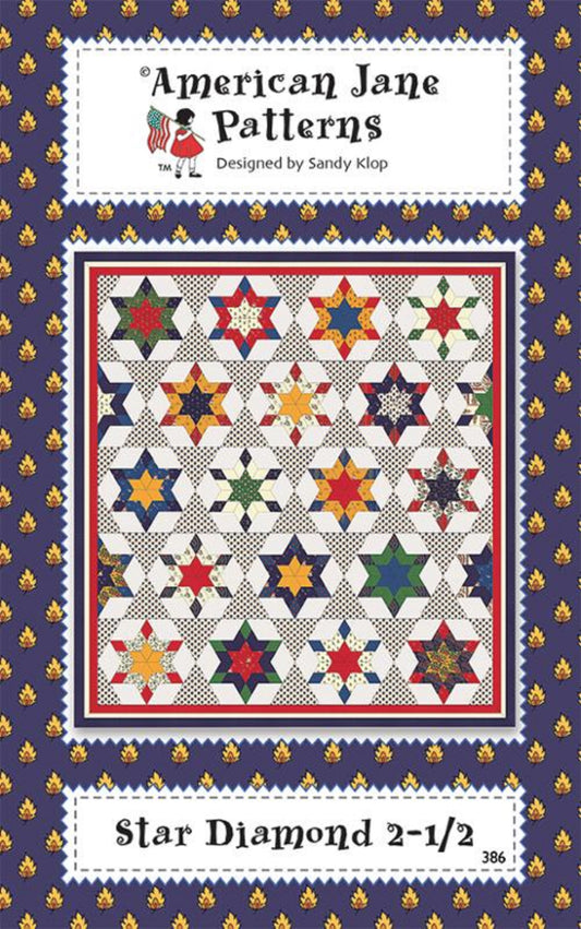 Star Diamond Quilt Pattern by American Jane Patterns