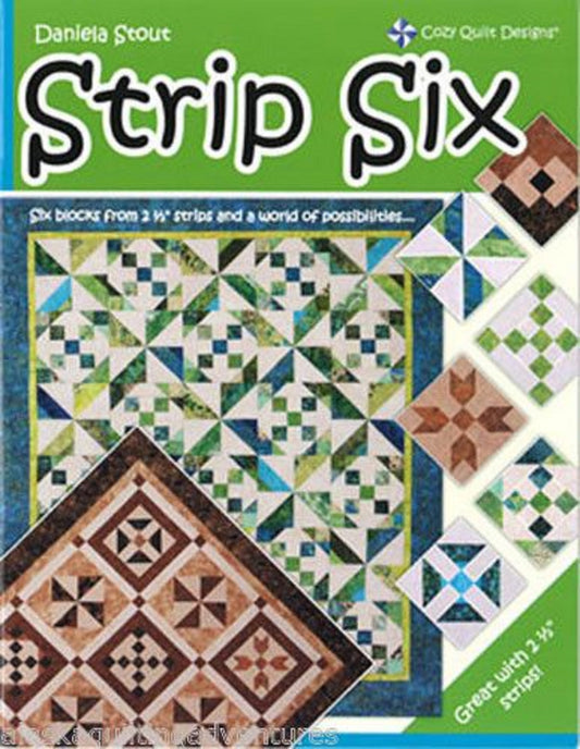 Strip Six-Six Blocks from 2-1/2" Strips by Daniela Stout