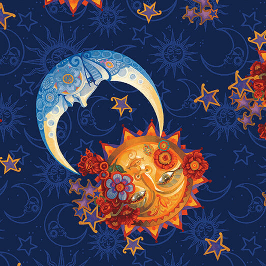 Moon and Sun-Navy-Benartex-BTY