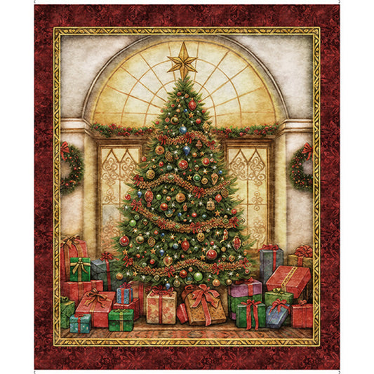 Wonderful Christmastime Panel by Quilting Treasures-Digital Print