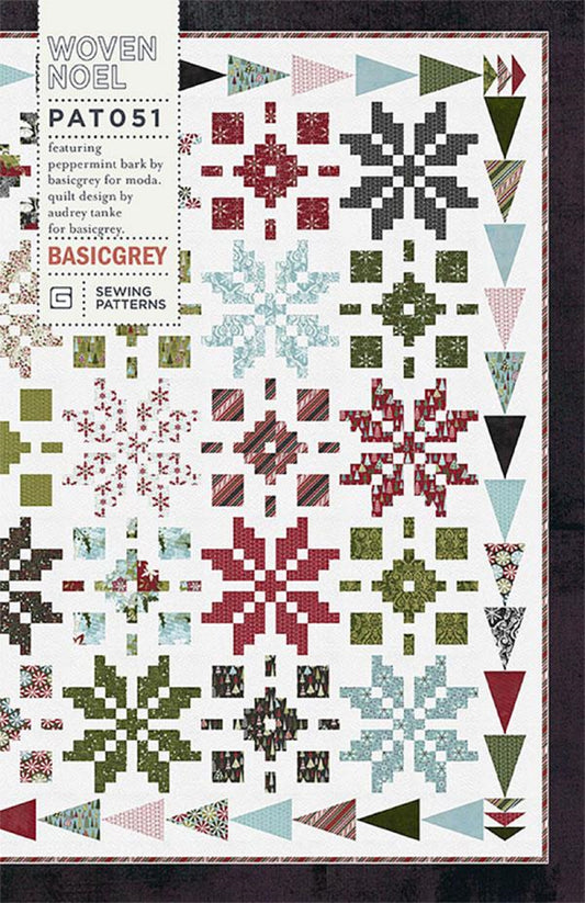 Woven Noel Quilt Pattern by Basic Grey