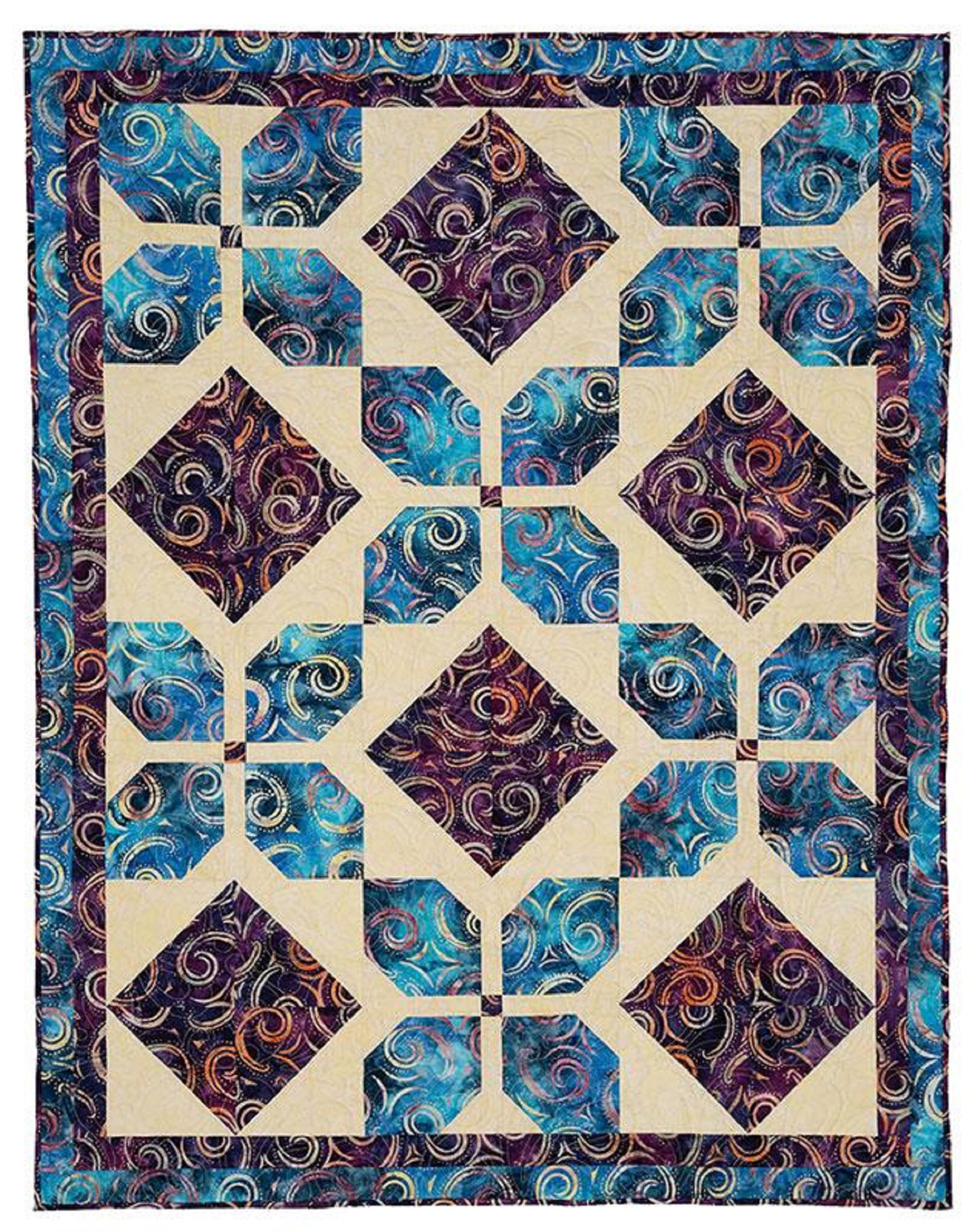 Double Focus-3 Yard Quilts-Fabric Cafe-8 Quilt Patterns