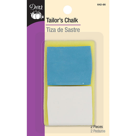 Dritz Tailor's Chalk-Blue and White for Marking