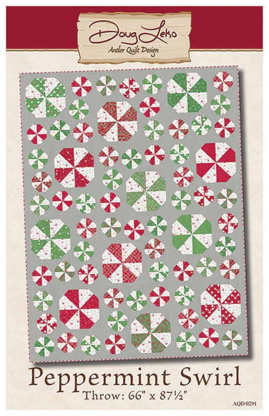 Peppermint Swirl by Doug Leko-Antler Quilt Designs