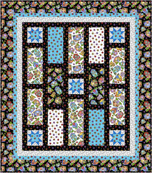 Rectangle Retreat by Bound To Be Quilting-Beginner Skill Level